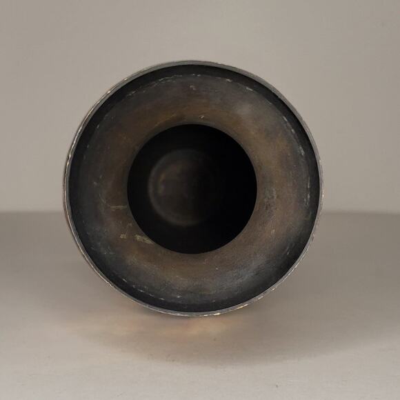 Vintage Brass Copper Vase Treasures of the Nile Egyptian Hieroglyphics - Picture 7 of 8